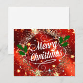 Vrolijk kerstglitter (Voorkant / Achterkant)