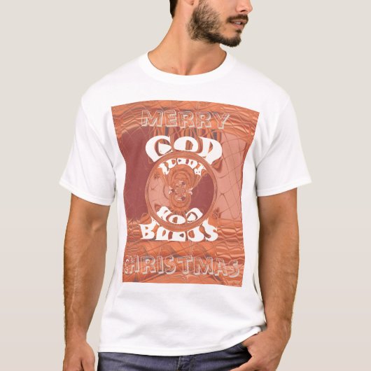 Vrolijk kerstGod zegene je Kenia Hakuna Matata T-shirt (Voorkant)