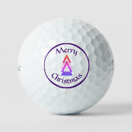 Vrolijk kerstgolfballen met dalDesignNZ Golfballen