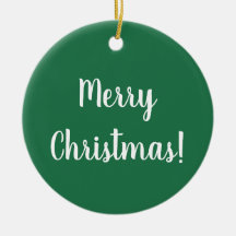 Vrolijk kerstgroen en witte typografie Festive