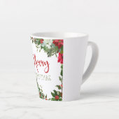 Vrolijk kerstgroen latte mok (Rechterhoek)