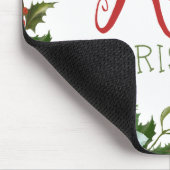 Vrolijk kerstgroen muismat (Hoek)