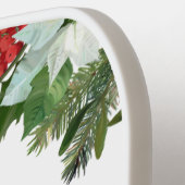 Vrolijk kerstgroen pickleball paddle (Links Detail)