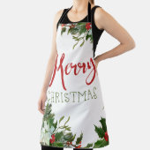 Vrolijk kerstgroen schort (Insitu)