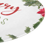 Vrolijk kerstgroen snijplank (Hoek)