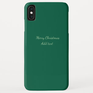 Vrolijk Kerstgroen vlakte solo achtergrond vakanti Case-Mate iPhone Case