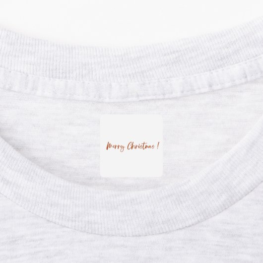 Vrolijk kerstgroet beer en konijntje stickers (Aangebracht)