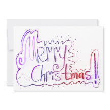 Vrolijk kerstgroet pastel handlettering