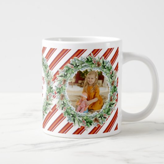 Vrolijk kerstgrootvader We houden van foto's Grote Koffiekop (Rechts)