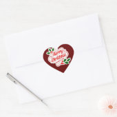 Vrolijk kersthart Stickers om de liefde te verspre (Envelop)