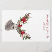 Vrolijk kersthert briefpapier (Voorkant)