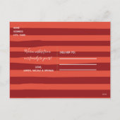 Vrolijk Kersthout & Pine Trees 4 Foto Vakantie Feestdagenkaart (Achterkant)