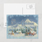 Vrolijk kersthuis van Sharon Feestdagenkaart (Voorkant / Achterkant)