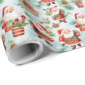 Vrolijk kerstinpakpapier cadeaupapier (Rol Hoek)