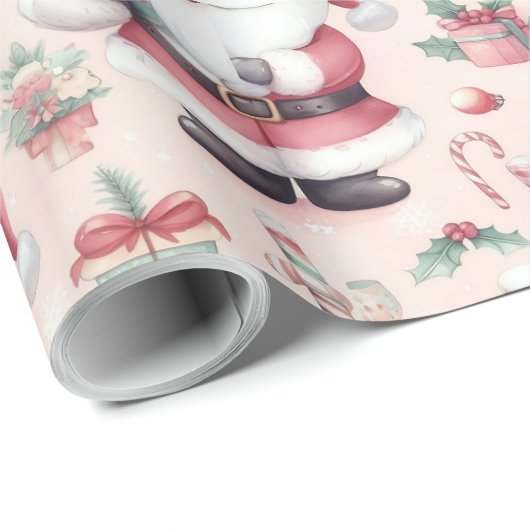 Vrolijk kerstinpakpapier cadeaupapier (Rol Hoek)