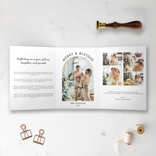 Vrolijk kerstjaar in de Kaart van de Review