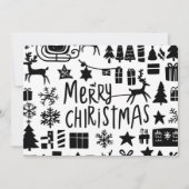 Vrolijk kerstkaartje feestdagenkaart (Voorkant)