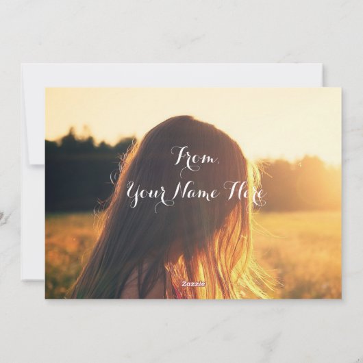 vrolijk kerstkaartje feestdagenkaart (Achterkant)