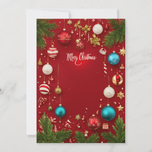 vrolijk kerstkaartje kaart