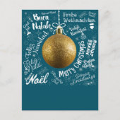 Vrolijk kerstkaartje uit de hele wereld in verschi feestdagenkaart (Voorkant)