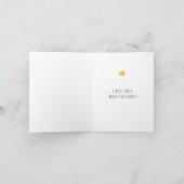 Vrolijk kerstkaartje van de feestdag met een hond feestdagen kaart (Binnen)