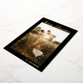 Vrolijk kerstkalligrafie Feestdagen FOTO Folie Ho (Gedraaid)