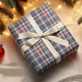 Vrolijk kerstkalligrafie Script Navy Blue Schattig Inpakpapier Vel