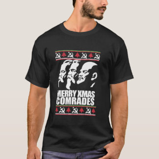 VROLIJK KERSTKAMERAAD Lelijke Kersttrui Marx Le T-shirt