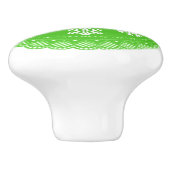 Vrolijk kerstkant keramische knop (Zijkant)