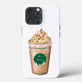 Vrolijk kerstkaramel drizzled-latte Case-Mate iPhone case