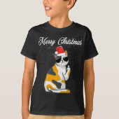 Vrolijk kerstkat Midflinger Rude Xmas Ugandees C T-shirt (Voorkant)