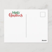 Vrolijk kerstkatten briefkaart (Achterkant)