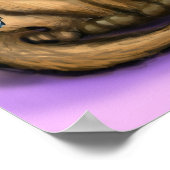 Vrolijk kerstkatten poster (Hoek)