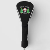 Vrolijk kerstkerstcadeautje cadeautje golfheadcover (Voorkant)