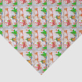 Vrolijk kerstkerstfeest met cadeautjes tissuepapier (Detail)