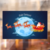 Vrolijk kerstkerstkerstfeest en Slaapsen Raamsticker (Vel 2)