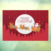 Vrolijk kerstkerstkerstfeest en Slaapsen Raamsticker (Vel 3)