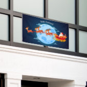 Vrolijk kerstkerstkerstfeest en Slaapsen Spandoek (Buitenkant Gebouw)