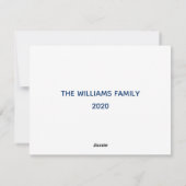 Vrolijk kerstkerstkerstfeest in Face Mask Feestdagenkaart (Achterkant)