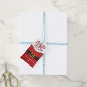 Vrolijk kerstkerstkerstkerstfeest Belt Happy Holid Cadeaulabel (Met Touw)