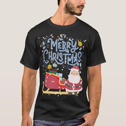 Vrolijk kerstkerstkerstkerstfeest Fun T-Shirt (Voorkant)