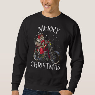 Vrolijk kerstkerstkerstkerstkerstcadeau Bike Motor Trui