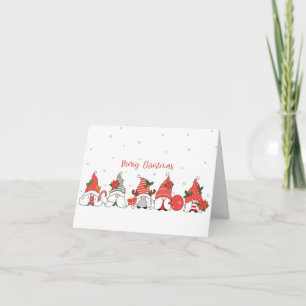 Vrolijk kerstkerstkerstkerstkerstcadeaubonen gevou feestdagen kaart