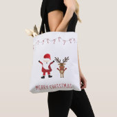 Vrolijk kerstkerstkerstkerstkerstcadeautje Rudolph Tote Bag (Dichtbij)