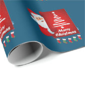 Vrolijk kerstkerstkerstkerstkerstkerstboombomen Be Cadeaupapier (Rol Hoek)