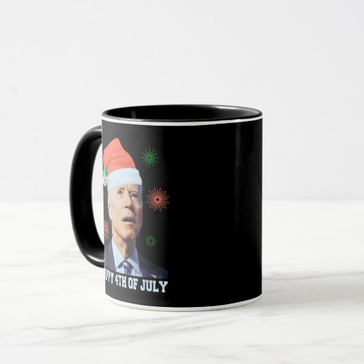 Vrolijk kerstkerstkerstkerstkerstkerstfeest Funny  Mok (Voorkant links)