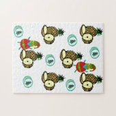 Vrolijk kerstkerstkerstkerstkerstkerstfeestjes legpuzzel (Horizontaal)