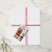 Vrolijk kerstkerstkerstkerstkerstkerstkerstkerstfe cadeaulabel (Met Touw)