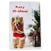 Vrolijk kerstkerstkerstkerstkerstkerstkerstkerstfe medium cadeauzakje (Voorkant)