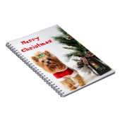 Vrolijk kerstkerstkerstkerstkerstkerstkerstkerstfe notitieboek (Rechterzijde)